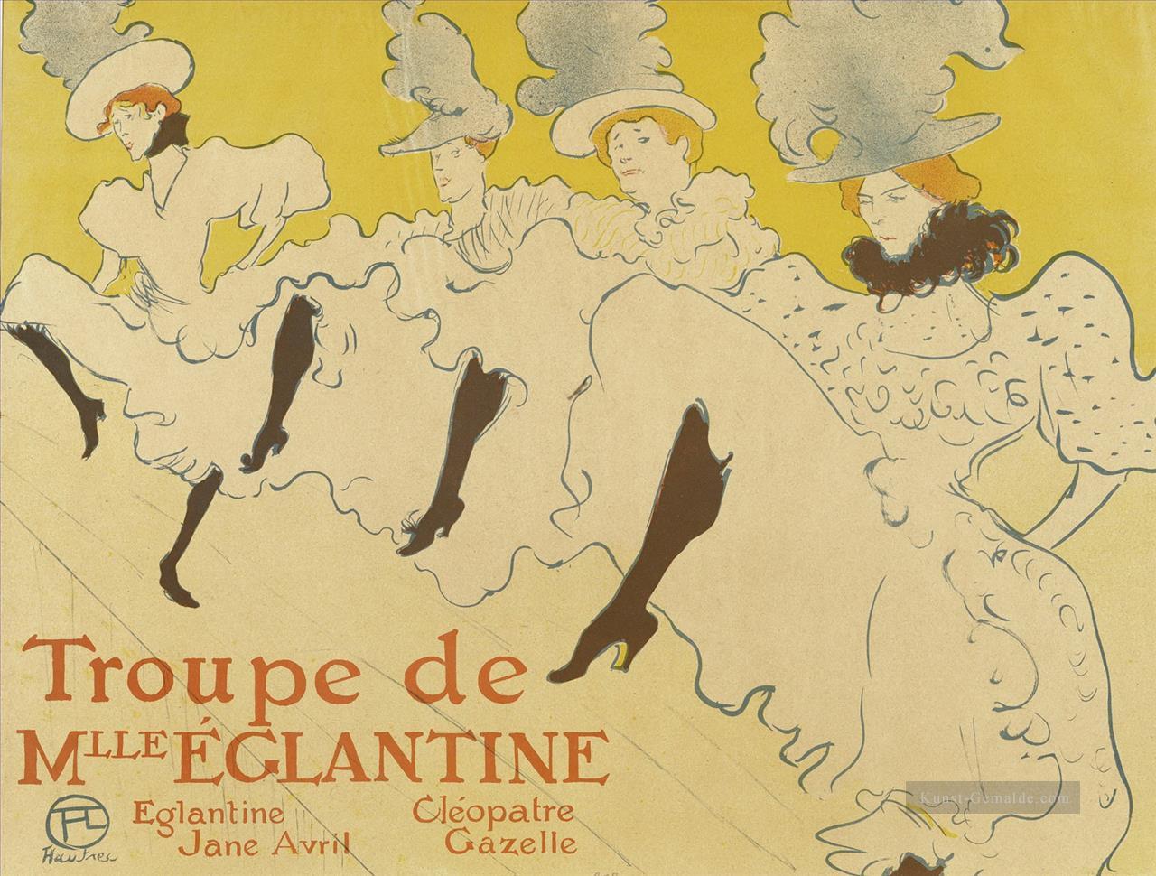 Truppe de mlle elegantine affiche 1896 Toulouse Lautrec Henri de Ölgemälde